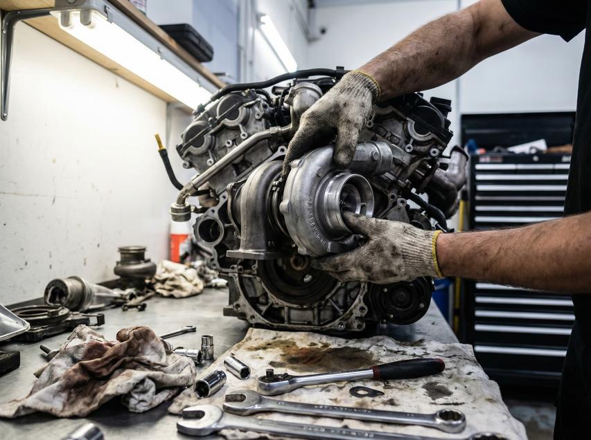 AI换脸视频教程-涡轮增压改装全过程